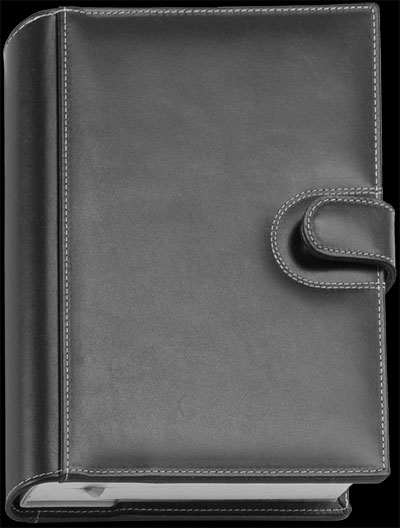 Agenda in pelle con fibbia calamitata